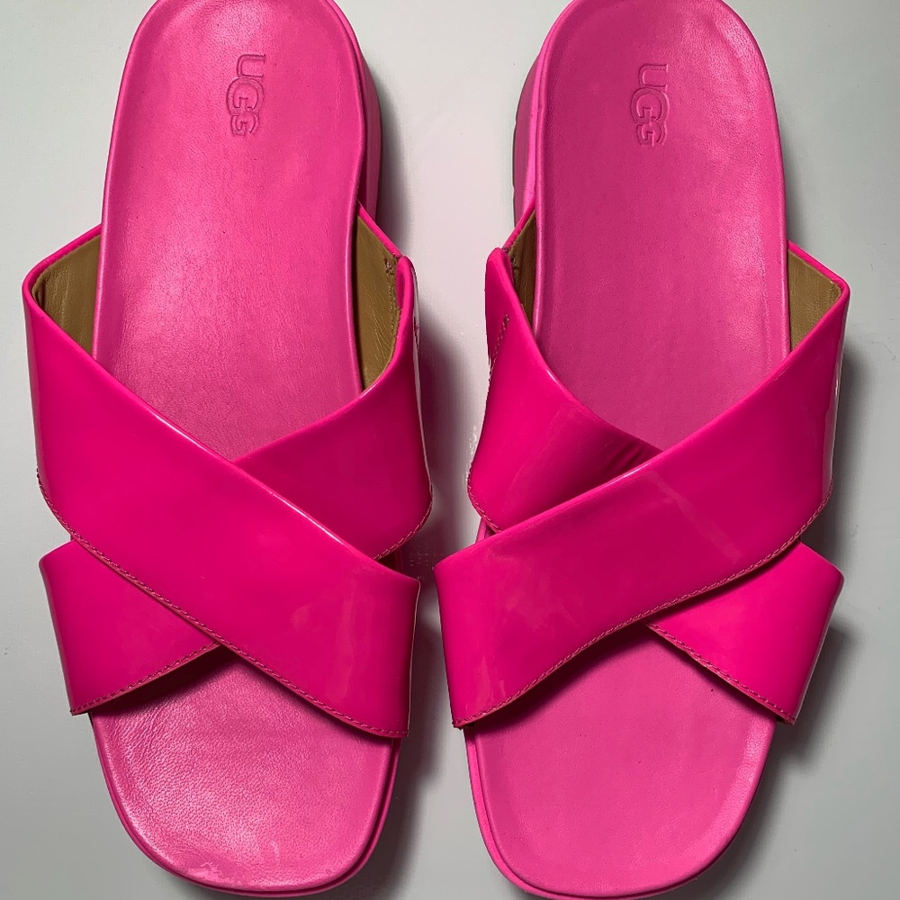 Pink Ugg Slides